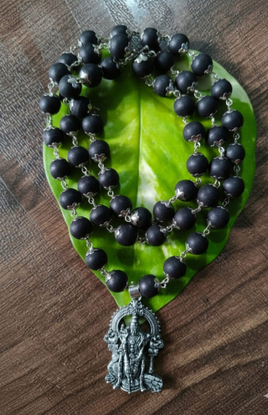 Karungali Mala with Lord Murugan Locket – Taipusam Devotion Edition