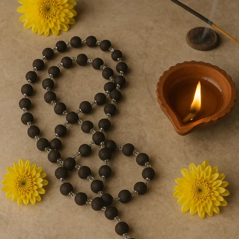 Original Karungali Mala Malaysia | Plain Ebony Wood Mala | Taipusam Special